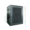 Coffret 19  porte ajourée, panneaux latéraux ajourés 6U profondeur 450 noir