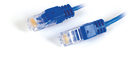 CORDON  RJ45/45 TELEPHONE 1 PAIRE MALE BLEU 5M