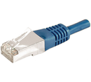 CORDON PATCH RJ45 F/UTP CAT6a bleu 1,5m