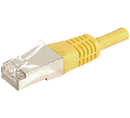 CORDON PATCH RJ45 F/UTP CAT6a Jaune  1m