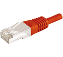 CORDON PATCH RJ45 F/UTP CAT6a rouge 2m