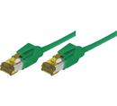 Cordon RJ45 sur câble CAT 7 S/FTP LSOH SNG vert - 1 m