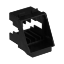 Adaptateur LC duplex/SC simplex blanc pour plastron keystone