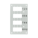 Panneau 12 x SC simplex ou 12 LC duplex pour 53705.1V3 pour du 24FO