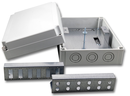 Boitier pour fusion IP66, RAL 7035 255 x 180 x 100 mm