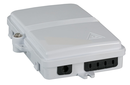 FTTH IP65 Connectionbox for 4fiber, 4 adapter and Fiber overlength box