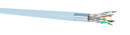 CABLE CAT6A F/FTP AWG23 Cca 1x4 500M bleu clair Unikkern
