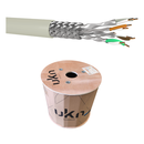 CABLE CAT6A S/FTP AWG23 Cca 1x4 500M blanc RAL9003 Unikkern