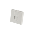 Plastron 45x45 1 prise droit