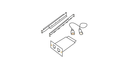 KIT RACK E3 LIVE RT (2U) - Renfort de fixation en baie de brassage (2U)