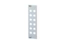 OpDAT REGpro plaque frontale 3UH, 7UL pour 12xST, non équipé
