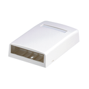 boitier 4 ports en saillie - Blanc