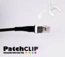 PATCH CLIP COULEUR BLANC x50