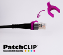 PATCH CLIP COULEUR FUSHIA x50