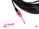 PlugCap :  Protection pour plug RJ45 Rose - BOITE DE 3
