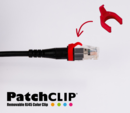 PATCH CLIP COULEUR ROUGE x 50