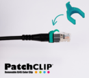 PATCH CLIP COULEUR TURQUOISE x50
