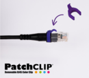 PATCH CLIP COULEUR VIOLET x50