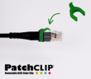 PATCH CLIP COULEUR VERT MENTHE x50