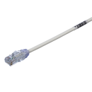 Cat 6A 28AWG UTP Patch Cord, CM/LSZH, Off White, 0.5 meter