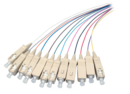 Pigtail SC 2M OM4 EASY STRIP LSZH x 12 couleur