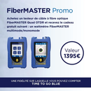 FiberMASTER OTDR Quad (850/1300/1310/ 1550nm) avec connecteurs SC/PC + entrée