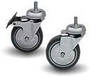 Kit de 4 roulettes dont 2 avec frein - capacité de charge: statique 360kg,