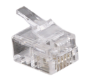 CONNECTEUR 6P4C RJ11 UTP TELEPHONIE LOT DE 50
