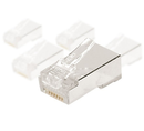 CONNECTEUR 8P8C RJ45 CAT6 STP POUR MONOBRIN LOT DE 10