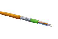 câble CR1-FO/C1 12xOS2 int/ext armé acier renforcé fibre de verre Orange