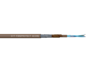 Cable telephonie SYT2 FIREPROTECT armé 56P AWG24 marron ZH Cca R7535A ACOME