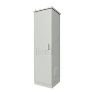 Baie 19'' IP55 26U 800x800 porte avant pleine grise montée