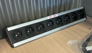 Bloc Alu G70 8 PC type E noir + inter. lumineux + Cordon d'alimen. Bloc Alu G70 8 PC type E noir + inter. lumineux + Cordon d'alimen.