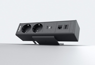 DeskUp  4M B/I/SB/SB 2xSCHUKO USB A/C 20W 1x empty DIGITEL