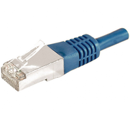 CORDON PATCH RJ45 F/UTP CAT6a bleu 1m