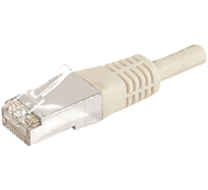CORDON PATCH RJ45 F/UTP CAT 6a gris 1m