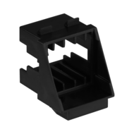 Adaptateur LC duplex/SC simplex blanc pour plastron keystone