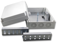Boitier pour fusion IP66, RAL 7035 255 x 180 x 100 mm