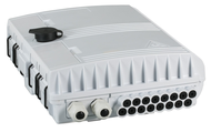 FTTH IP65 Connectionbox for 32fiber, 16 adapter and Fiber overlength box