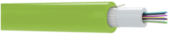 24FO OM5 TUBE CENTRAL STRUCTURE LIBRE LSZH UNIVERSEL Dca VERT LIME RAL 6039
