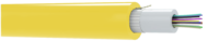 Câble 6FO OS2 Dca 2000N Jaune RAL1021 structure libre LSZH UNIVERSEL TUBE