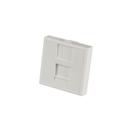 Plastron 45x45 1 prise droit