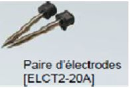 Paire d'électrodes pour 60S