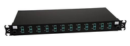 Tiroir équipé de 6 raccords SC duplex multimode coulissant noir soit pour du