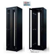 Baie EDF 42U 600 X 600 avec portes saloon ajourées 80% AV/AR