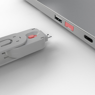 Clé pour bloqueurs de port USB Type A - avec 4 verrous, Rose