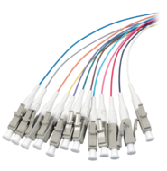 Pigtail LC 2M OM3 EASY STRIP LSZH x 12 couleur GRADE B1