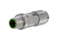 Connecteur M12 codage D IP67 à confectionner sur site Cat. 5, droit