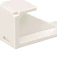 Blank Module, 1 Port Arctic White