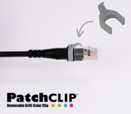 PATCH CLIP COULEUR GRIS x50